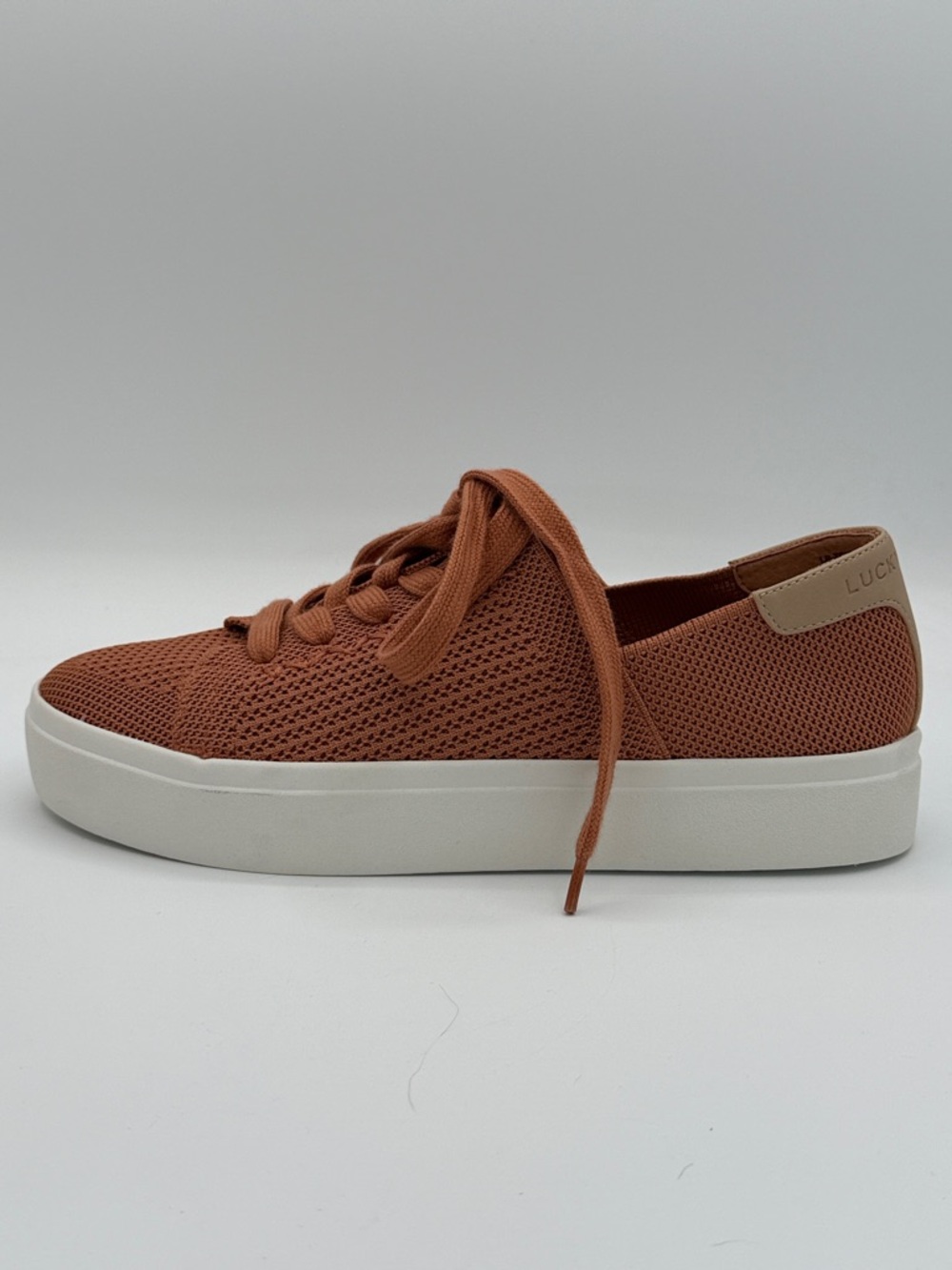 Lucky Brand Tenuda Knit Sneakers, rust - Picture 4 of 8
